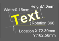 Character width to height ratio