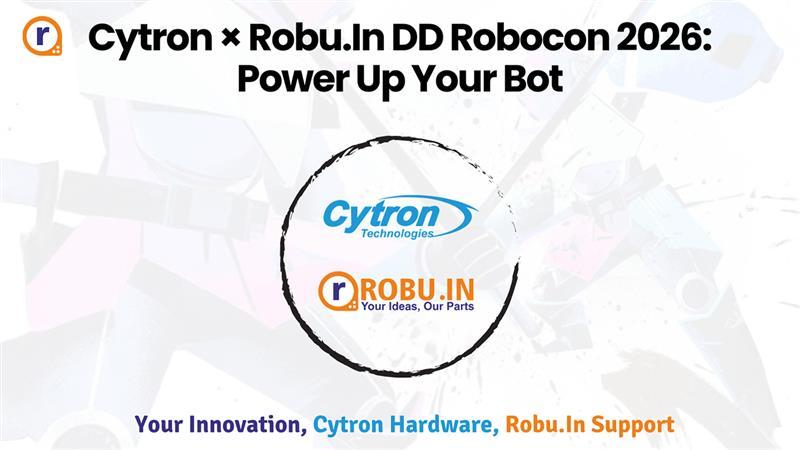 Special offer for DD Robocon 2026 teams – Get ₹2000 OFF on Motor Drivers Special offer for DD Robocon 2026 teams – Get ₹2000 OFF on Motor Drivers