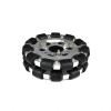 Easymech 127Mm Double Aluminium Omni Wheel Basic (Bush Type Roller)