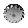 A set of EasyMech 152mm Aluminium Mecanum wheels (Bearing type rollers)-(4 pieces)