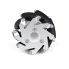 60Mm Aluminium Mecanum Wheels Set( Bearing Type Roller)-4Pcs
