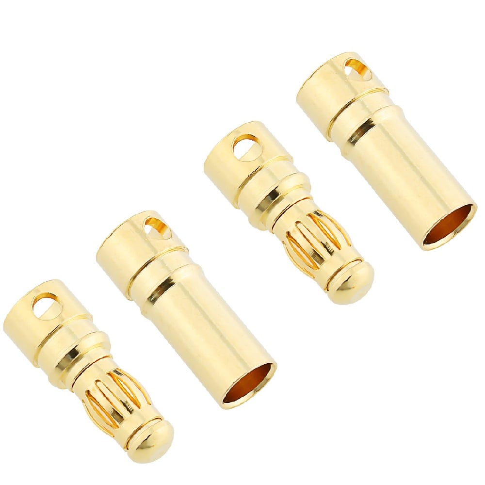4mm Gold Connectors Male/Female