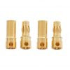 3.5Mm Polymax Gold Connectors Male/Female Pair-2 Pairs (4Pc)