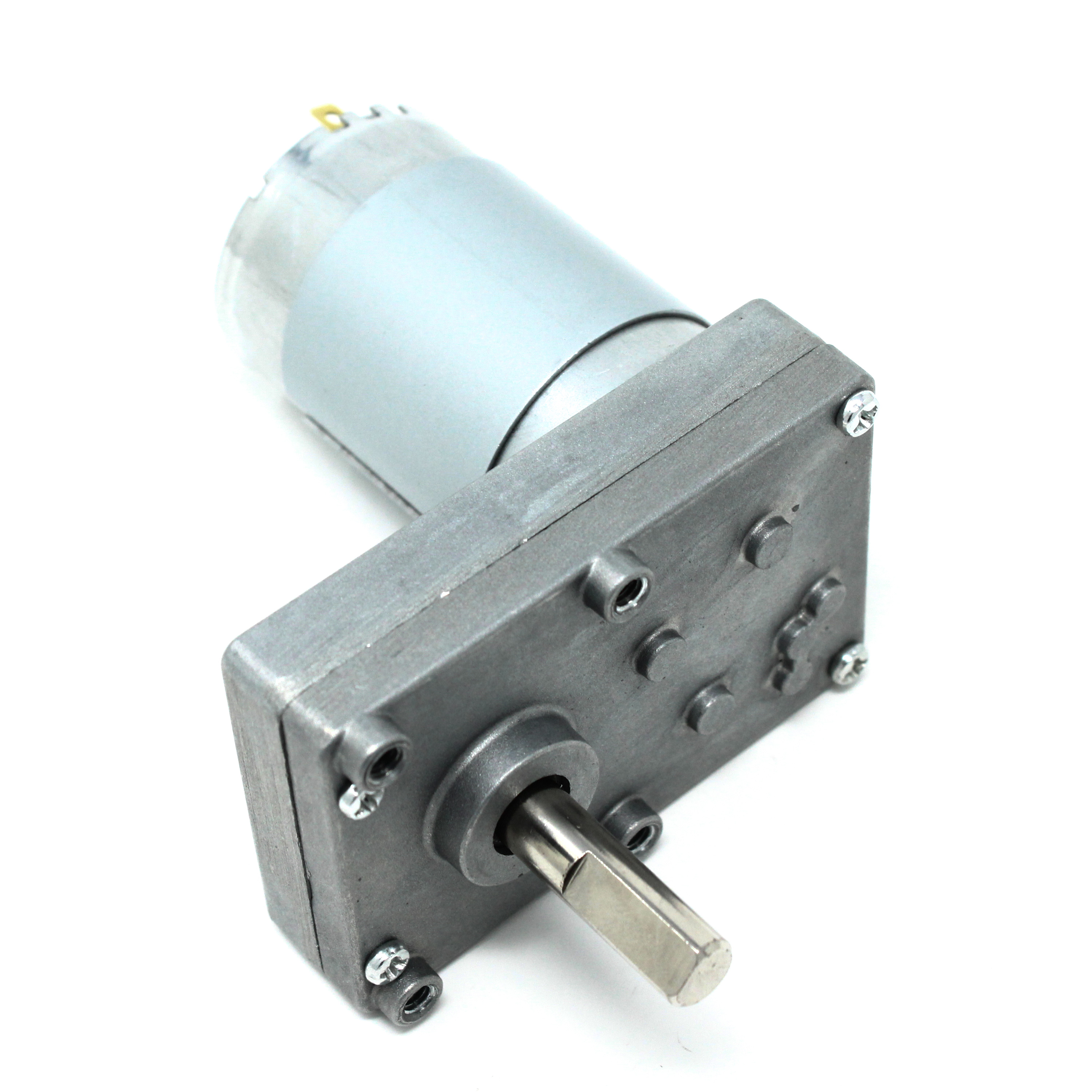 Square Gearbox Motor  100RPM Robu in Indian Online 