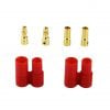 HXT 3.5mm Gold Connector with Protector Mail-Female 2-Pairs