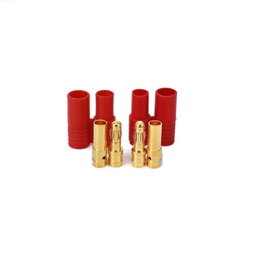 HXT 3.5mm Gold Connector with Protector Mail-Female 2-Pairs
