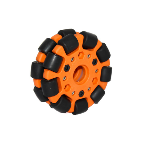 Easymech Orange 100Mm Double Glass Fiber Omni Wheel
