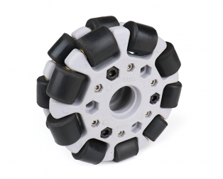 EasyMech Grey 100mm Double Glass Fiber Omni Wheel (BEARING TYPE ROLLER) High Quality