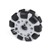 EasyMech Grey 100mm Double Glass Fiber Omni Wheel (BEARING TYPE ROLLER) High Quality