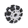 Easymech Gray 100Mm Double Glass Fiber Omni Wheel (Bush Type Roller) High Quality