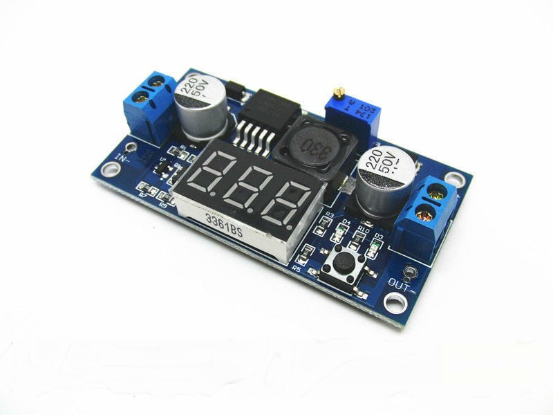 5Pcs Lm2596 Lm2596S Power Module Led Voltmeter Dc Dc Adjustable Step Down Power Supply Module With 1