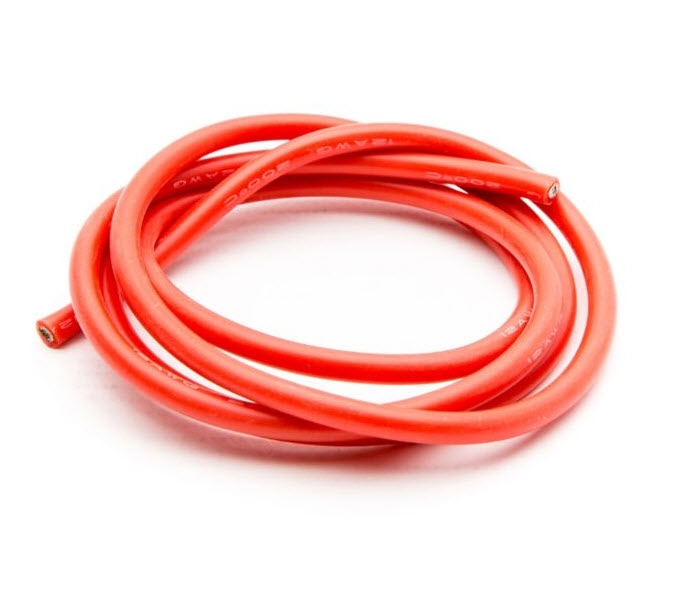High Quality 12Awg Silicone Wire 1M (Red)