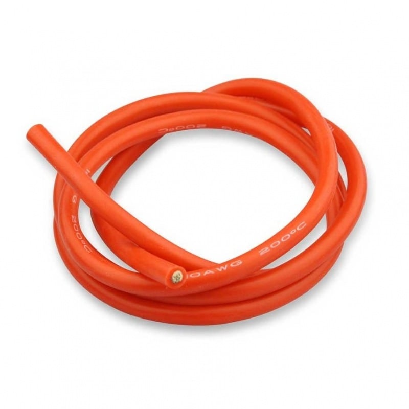 High Quality 8AWG Silicone Wire 0.5m (Red)