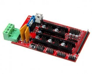 3D Printer Controller Board RAMPS 1.4 Arduino Mega Shield RepRap Prusa Model