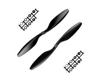 1045(10x4.5) SF Propellers Black 1CW+1CCW-1pair-Normal Quality