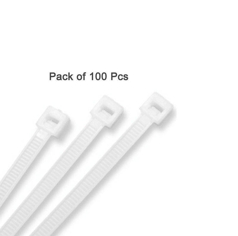 Plastic Ties 350 mm White-100Pcs