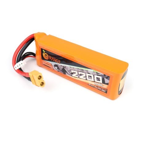 Buy Orange 2200mAh Lipo Battery In India