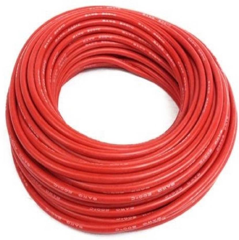 High Quality 6AWG Silicone Wire 1m (Red)