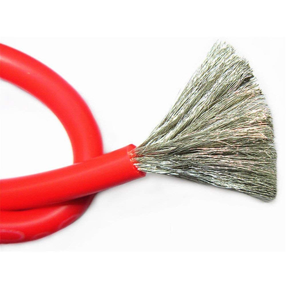 High Quality 6Awg Silicone Wire 1M (Red)