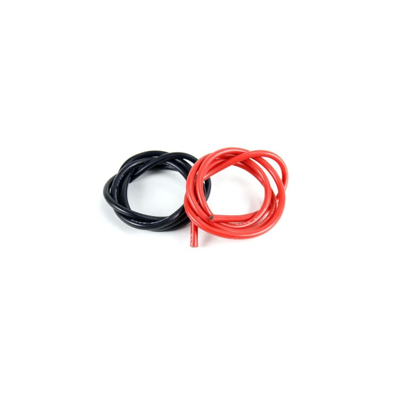 High Quality 6AWG Silicone Wire 1m (Black) + 1m (Red)