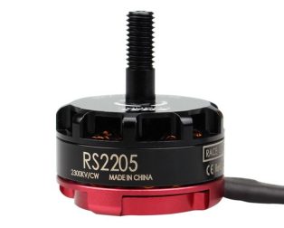 EMAX RS2205 KV2300 Brushless DC Motor for FPV Racing Drone - Red Cap (CCW Motor Rotation)