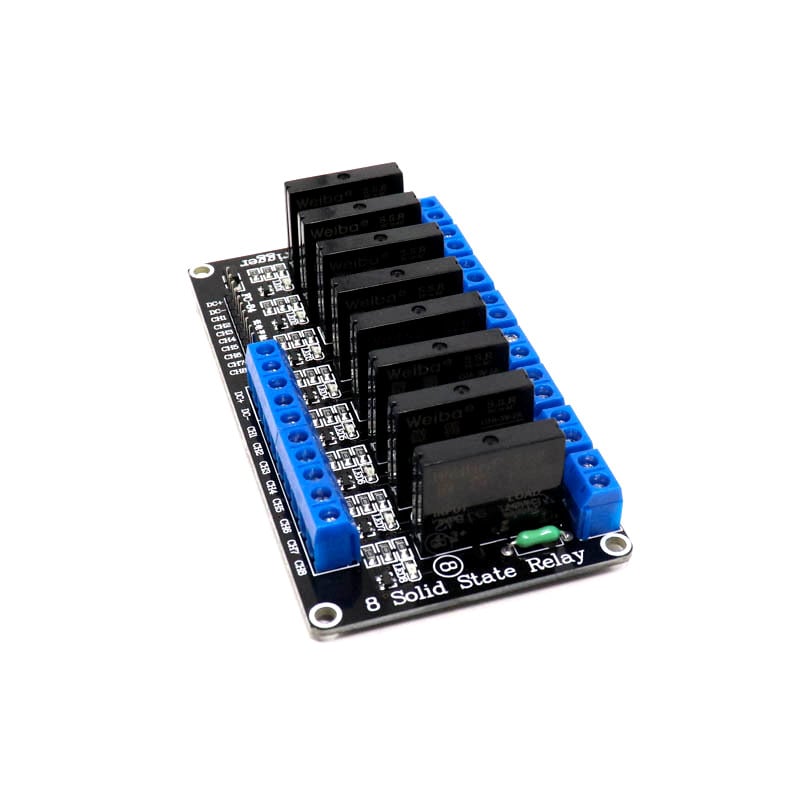 AC 240V 2A Output Solid State Relay Module Low Level 2-Channel Trigger 12V 