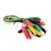 Alligator Clips Electrical Diy Test Leads 10Pcs For Test Leads Double-Ended Crocodile Clips Roach Clip Test Jumper Wire
