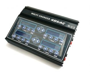Quattro DC/AC 4B6AC 4 In 1 Multi LiPo Charger With Case