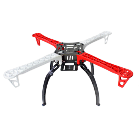 F450 / Q450 Quadcopter Frame(Pcb Version With Integrated Pcb) + Plastic Landing Gear Combo Kit – Made In India
