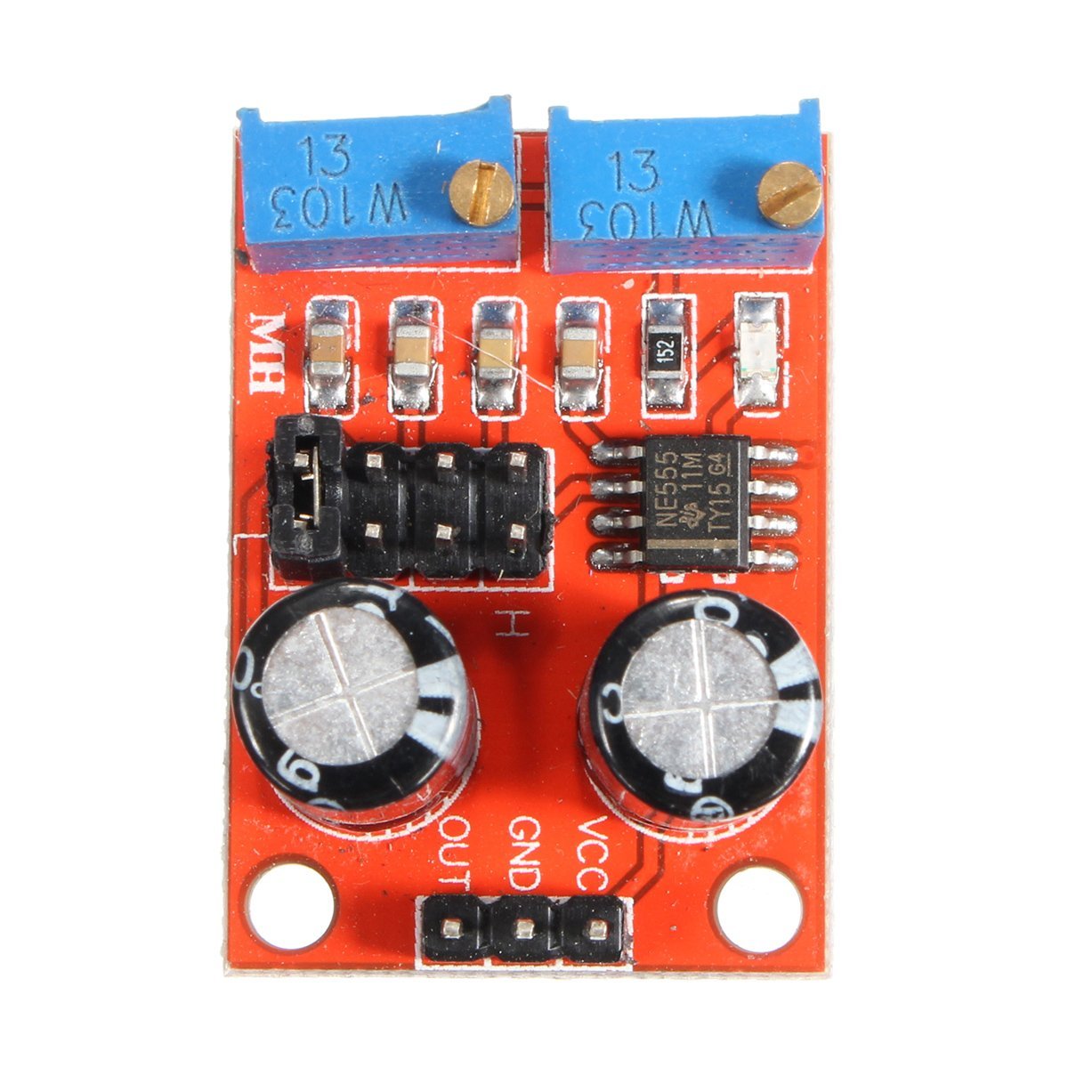 NE555 Duty Frequency Adjustable Square Wave Signal Generator Board Module 