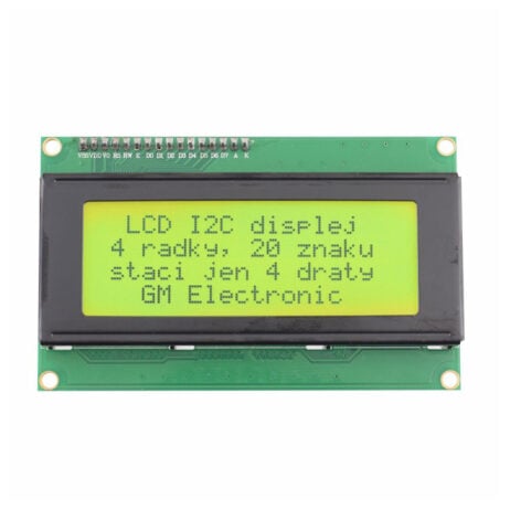 Lcd2004 Parallel Lcd Display With Yellow Backlight