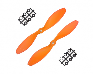 Orange HD Propellers 7038(7X3.8) ABS Orange 1CW+1CCW-1pair