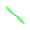 Orange Hd Propellers 8038(8X3.8) Abs Green 1Cw+1Ccw-1Pair