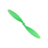 Orange Hd Propellers 1038(10X3.8) Abs Green 1Cw+1Ccw-1Pair