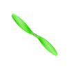 Orange Hd Propellers 1147(11X4.7) Abs Green 1Cw+1Ccw-1Pair