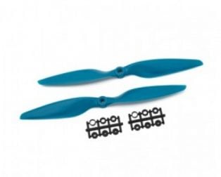 Orange HD Propellers 1045(10X4.5) Glass Fiber Nylon Blue 1CW+1CCW-1pair