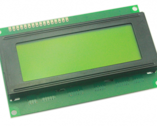LCD2004 Parallel LCD Display with Yellow Backlight