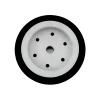 Easymech 100Mm Modified Heavy Duty(Hd) Disc Wheel (Gray) - 2Pc