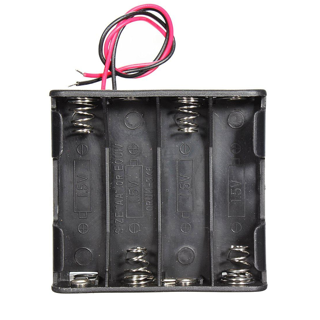 4 X Aa Battery Holder Box, Without Cover-2Pcs