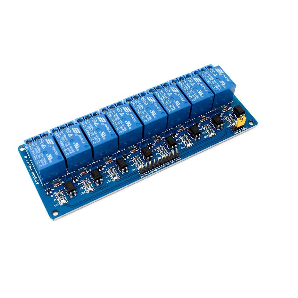 8 RoadChannel Relay Module (with light coupling) 24V - Robu (2)