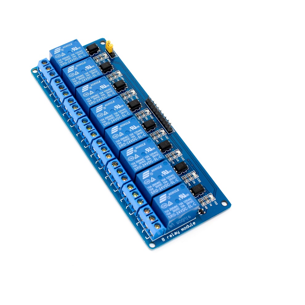 8 Roadchannel Relay Module With Light Coupling 24V Robu 3