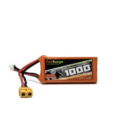 Orange 11.1V 1000mAh 40C 3S Lithium Polymer Battery Pack