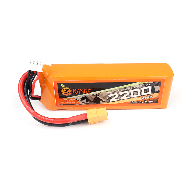 Orange 2200mAh 3S 40C/80C Lithium polymer battery Pack (LiPo)