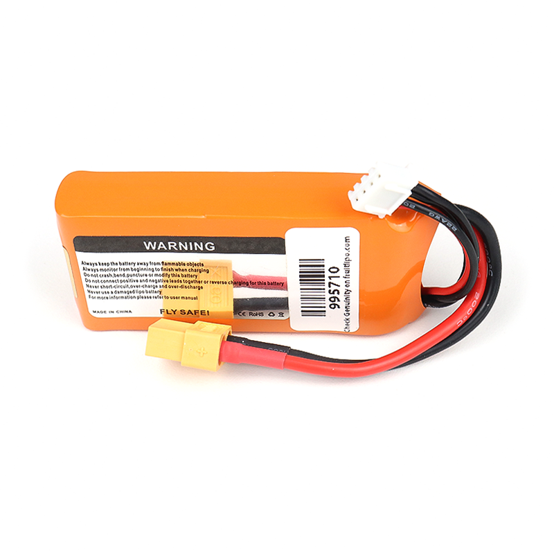 Orange 1000mAh 3S 40C/80C Lithium polymer battery Pack (LiPo)