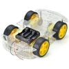 Longer Version Of 4 Wd Double Layer Smart Car Chassis Kit