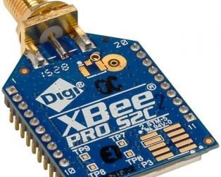 Zigbee XBee Pro S2C 802.15.4 Module 63mW 3Km+ XBP24CZ7SIT-004 Antenna