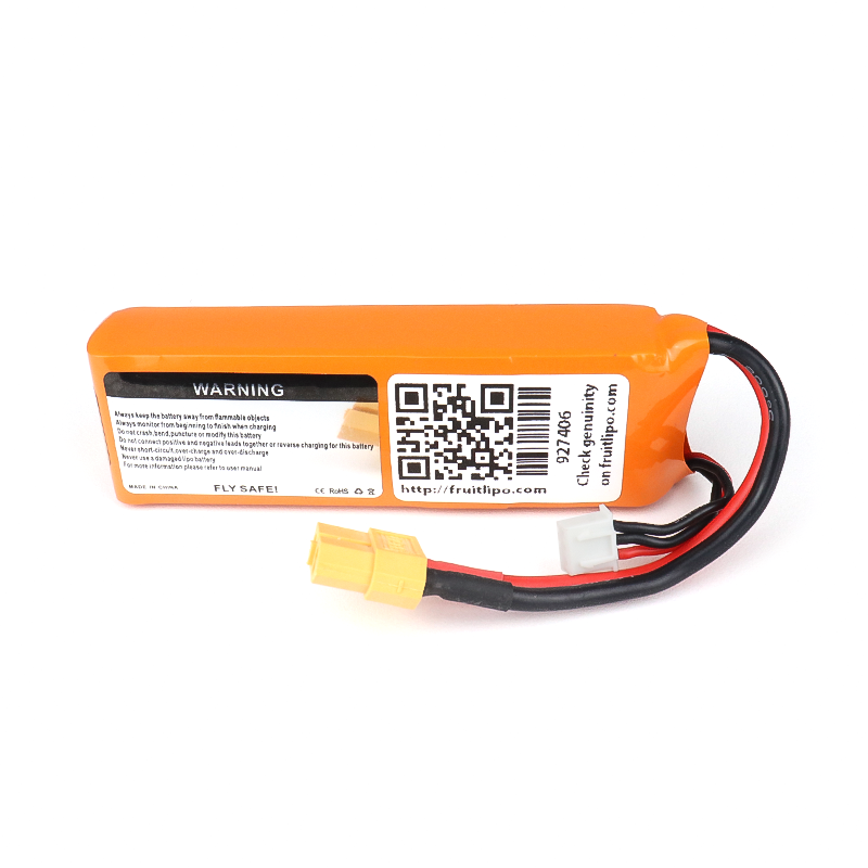 Orange Li-Fe 2100Mah 2S 30C/60C Lithium Iron Phosphate Battery Pack (Lifepo4)