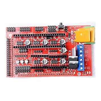 RAMPS 1.4 3D Printer Controller+5Pcs DRV8825 Driver With Heat Sink Kit (Robu.in)