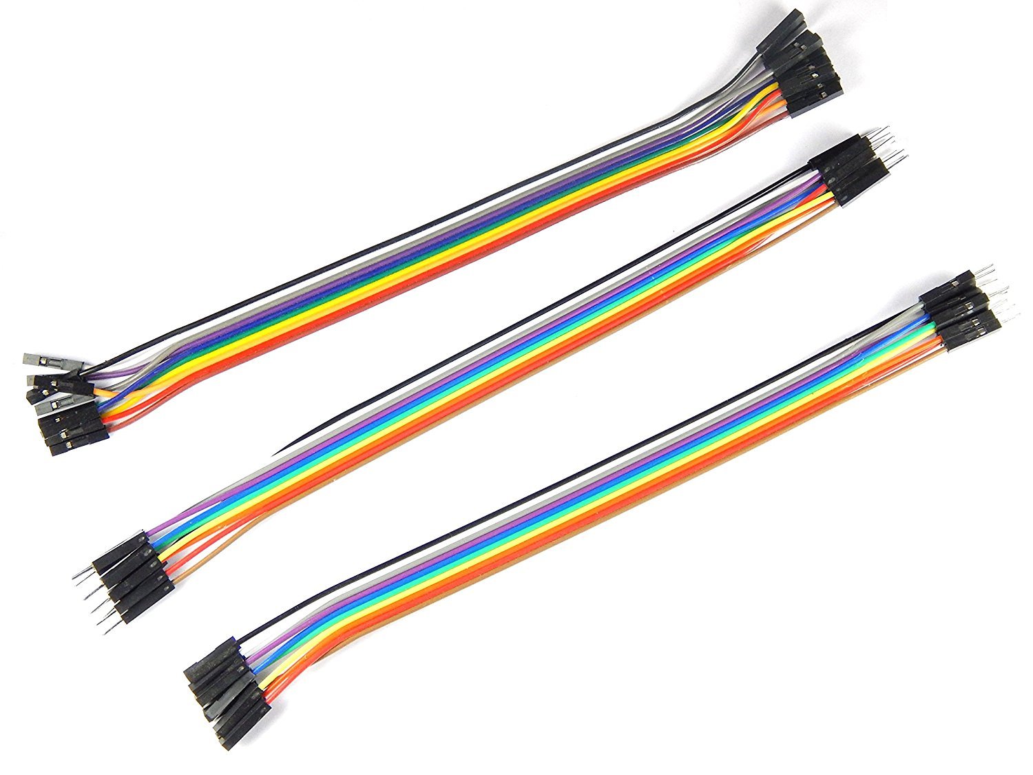 10X 6 inch 9 pin pins Female Male Arduino Jumper Cables Wires Sensor Shields 