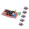 Ramps 1.4 3D Printer Controller+5Pcs Drv8825 Driver With Heat Sink Kit (Robu.in)